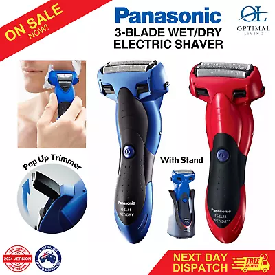 New Panasonic 3-Blade Wet & Dry Electric Shaver With Pop Up Trimmer Mens Razor • $150.48