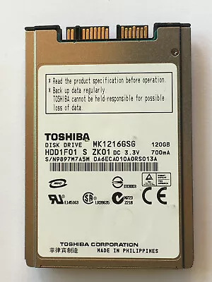 Toshiba 1.8  80GB 120GB 160GB 250GB 320GB MICRO-SATA HDD For HP EliteBook 2530p  • $45.89