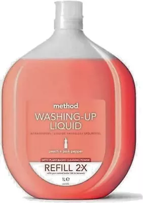 Method Washing Up Liquid Peach & Pink Pepper Refill - 1L • £7.50