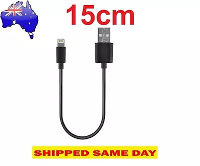 $8.09 • Buy 15CM Short USB Cable Fast Charging & Data Sync For IPhone & Ipad 1Year Warranty