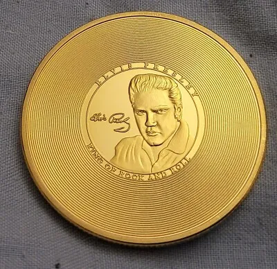 Michael Jackson Elvis Presley Gold Coin Signed Americana  Singer Pop Rock Star • £9.99