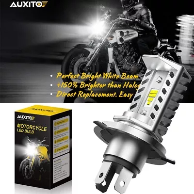 AUXITO HB2 H4 9003 Motorcycle LED Beam Hi/Lo Headlight Lamp Bulb 16000LM 6500K • $17.39