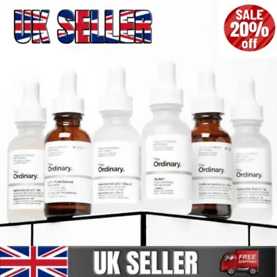 2024 Ordinary Hyaluronic Acid 2% + B5 Hydration Salicylic Acid 2% For Face 30ml • £6.98