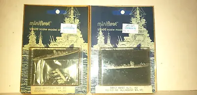 Vintage 1/2400 Scale Minifleet U.S & British Mini Ships (2) • $17.99