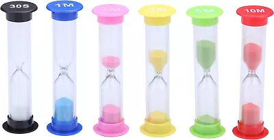 Plastic Sand Timer Sandglass Hourglass Sand Clock Timer 30 Sec 1 Min 2 Mins 3 • $12.34