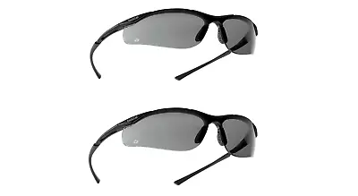 £17.76 • Buy Bolle Contour CONTPSF Safety Glasses Smoke Supplied With Microfibre Bag X2 PAIRS