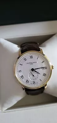 £375 • Buy Frederique Constant Slimline Silver Men's Watch - FC-245M5S5.  Genuine,New 