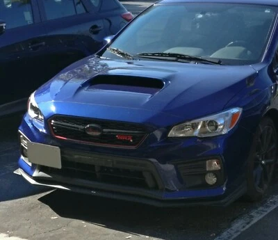 $129.99 • Buy FOR 18-20 Subaru WRX STI V-Limited Style Front Lip (Urethane) BLACK UNPAINT
