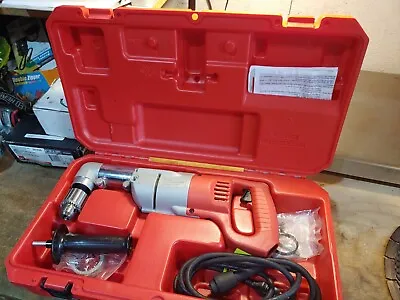 MILWAUKEE 3107-6 7 Amp 1/2  Corded Heavy Right-Angle Drill Kit • $199