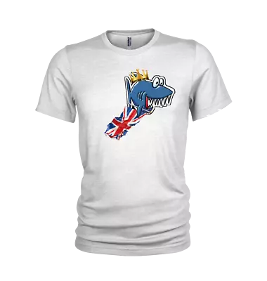 Sharky - Queens Platinum Jubilee Celebration. Mens T-shirt With A Difference. • £18.99