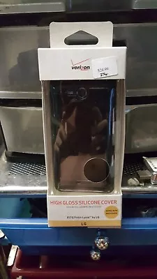 NEW Verizon High Gloss Silicone Cover For LG Lucid - Black....i Have 3 • $2