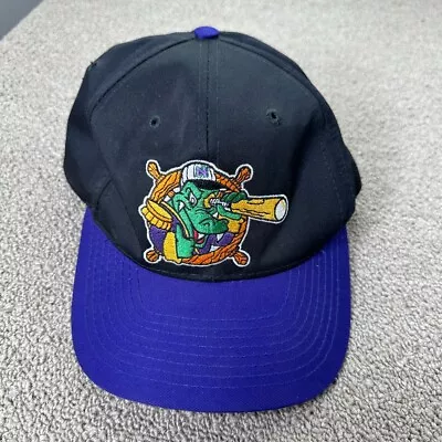 Norwich Navigators Hat Snapback Cap Black Minor League Baseball Jersey VTG • $34.99