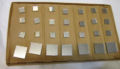 Vintage NOS West Elm Mirrored Garland 6ft Square Mirror Tiles Reflecting Hanging • $19.97