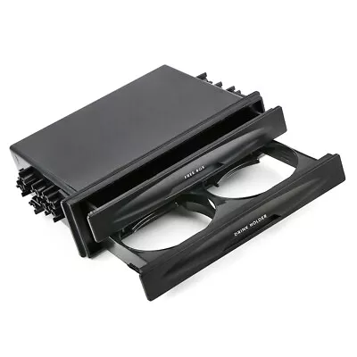 $15.39 • Buy Automobiles Double Din Radio Pocket Kit Trim With Drink Cup Holder / Storage Box
