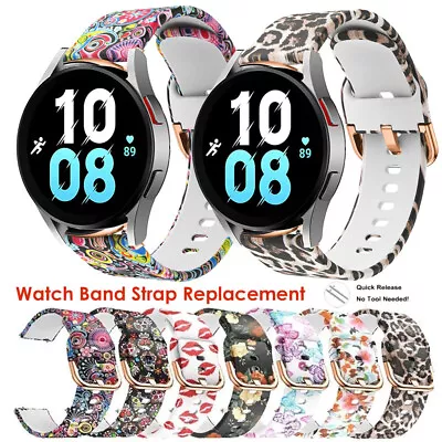 Silicone Wrist Strap Watch Band For Samsung Galaxy Watch 4 5 6 40/44mm 42/46/47 • $8.99