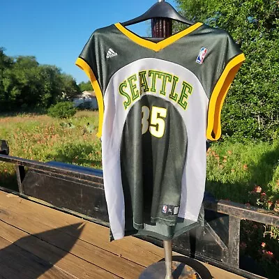 VINTAGE Seattle Supersonics Kevin Durant #35 NBA ADIDAS Jersey Size XL • $28