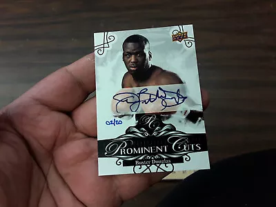 BUSTER DOUGLAS 2019 UD Prominent Cuts NSCC Autographed Card #02/20 Pca-bd • $45