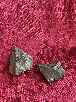 Genuine Live-Lodestone Pair- Magnetite Mined In Colorado USA -Large Chunks • $18