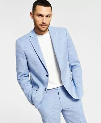 Alfani Men's Slim Fit Stretch Blue Suit Jacket 38L • $36.92