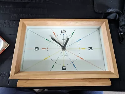 Newgate Clock Hollywood Hills Oak Wood Analogue Mantle Clock • £45