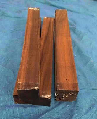 1 X Walnut Spindle Blank/Wood Turning/Wood Blanks/Exotic Hardwoods 1.5x1.5x12” • £6.50