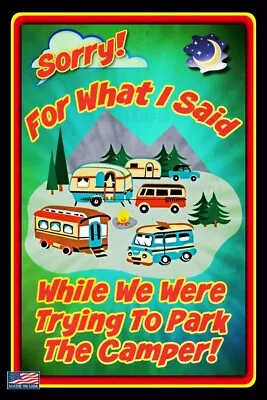 Worlds Greatest Signs! Funny Camping Sign! 8 X12  Metal! Rv Park Cabin Decor • $16.99