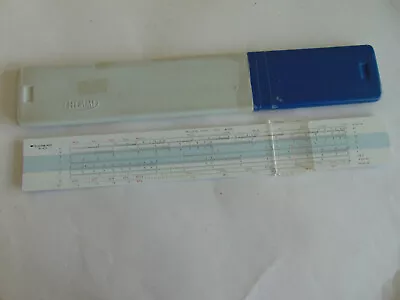 Vintage Sun Hemmi Teledyne Post No. 1410 Slide Rule With Case - Made In Japan • $29.95