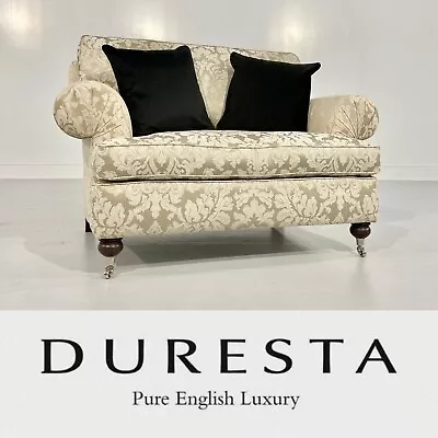 RRP £2600 Gorgeous/Fault Free Handmade Duresta Loveseat/Snuggler/Reading Chair • £695