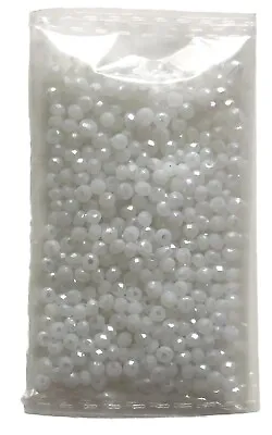 Crafts Beads & Jewellery Making: Crystal Glass Loose Beads Faceted 2mm Rondelle. • £10