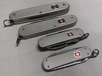 Victorinox ALOX Swiss Army Knife Lot Of 4: Soldier Cadet MiniChamp Classic SD • $100