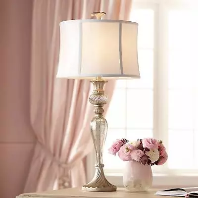 Alyson Traditional Table Lamp 32 3/4  Tall Mercury Glass For Bedroom Living Room • $129.99