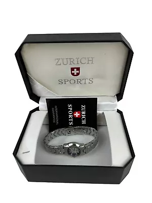 Zurich Sports Watch S-481g Stainless Steel • £9.90