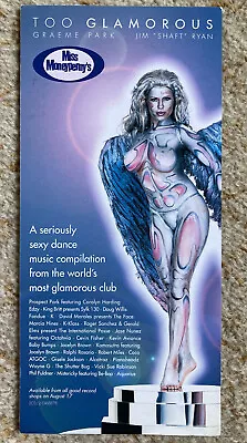 Miss Moneypenny’s Too Glamorous Album Release Not Rave Club Flyer Aug 1998 • £2.49