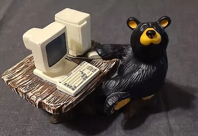 $26.25 • Buy Bearfoots Bears E-bear Computer Jeff Fleming Big Sky Carvers Retired Figurine