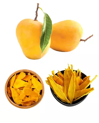 100% Organic Dehydrated Mango Fruit Dried Slices Biological Healthy Sweet 100g • £12.97