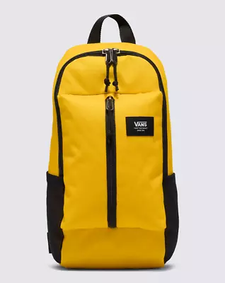 Vans Off The Wall Warp Sling Crossbody Bag Shoulder Carry Messenger Gold Fusion • $26.95