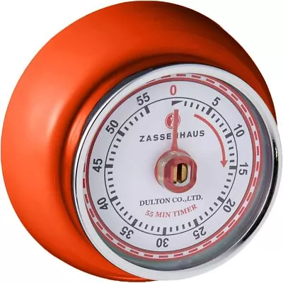 $26.95 • Buy Zassenhaus Magnetic Retro Kitchen Timer, Orange