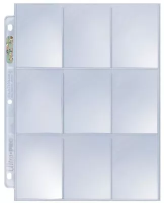 Ultra Pro Platinum 9 Nine Pocket Pages 25 Ct Free Ship • $11.95