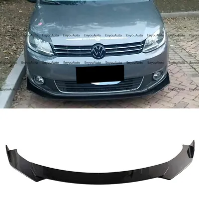 For Volkswagen Golf MK5 MK6 MK7 Front Bumper Lip Spoiler Splitter Glossy Black • $47.50