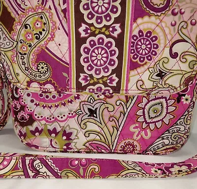 Vera Bradley Very Berry Paisley Rachel Crossbody Bag Purse • $23.99