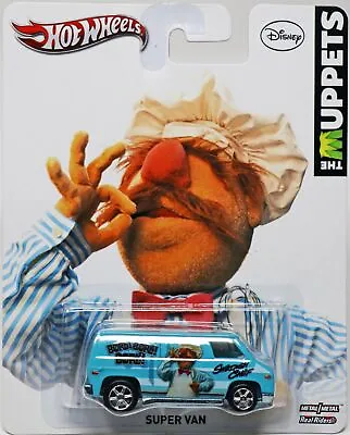 Hot Wheels Super Van The Muppets Pop Culture #X8322 New NRFP 2012 Turquoise 1:64 • $47.70