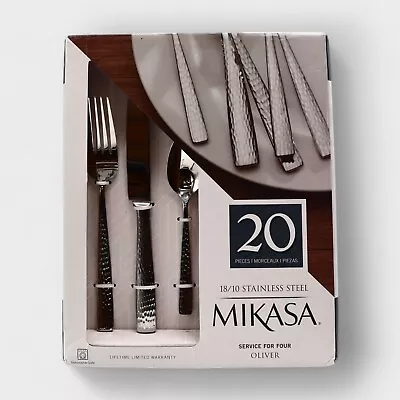 Mikasa 18/10 Stainless Steel Flatware Set 20 Pieces • $67.99