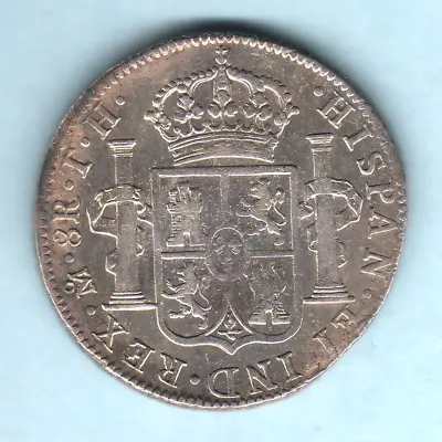 Mexico. 1808-MoTH 8 Reales.. GVF/aEF - Part Lustre • $485