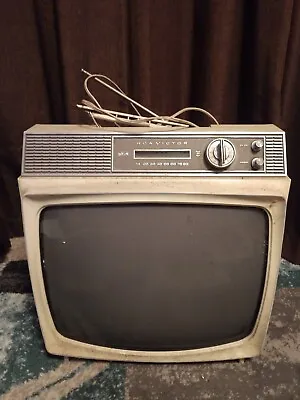 Antique Vintage Rca Victor Portable Television Tv Set With Handle • $179.99