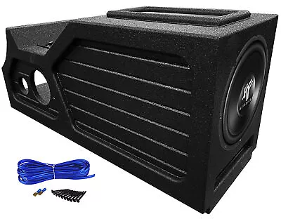 Hifonics 12  Subwoofer+Center Console Sub Box Enclosure For 2007-13 Chevy/GM • $337.90