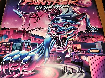 Steel Panther On The Prowl Ltd. Edition Pink Vinyl With Full Band Signed Insert • $55