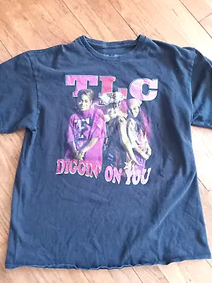 TLC Rare Original 1992 Vtg DIGGIN' ON YOU Concert Tour SHIRT Medium RAP Hip Hop  • $10