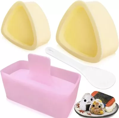 3 Pieces Non Stick Spam Musubi Maker Set Includes 2 Pieces Triangle Sushi Molds • $12.29