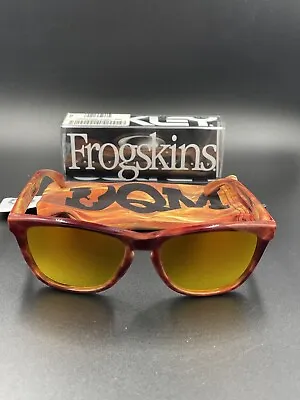 Oakley DQM Frogskin Bacon W/ Fire Iridium Lenses LE 50 Only • $1900