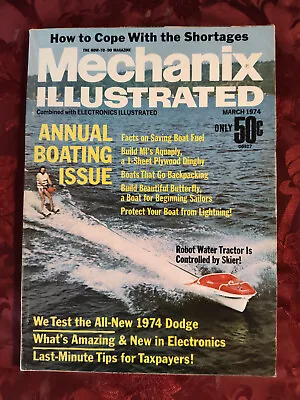 MECHANIX Illustrated March 1974 Home Improvement Special Amazing Hex House • $9.60